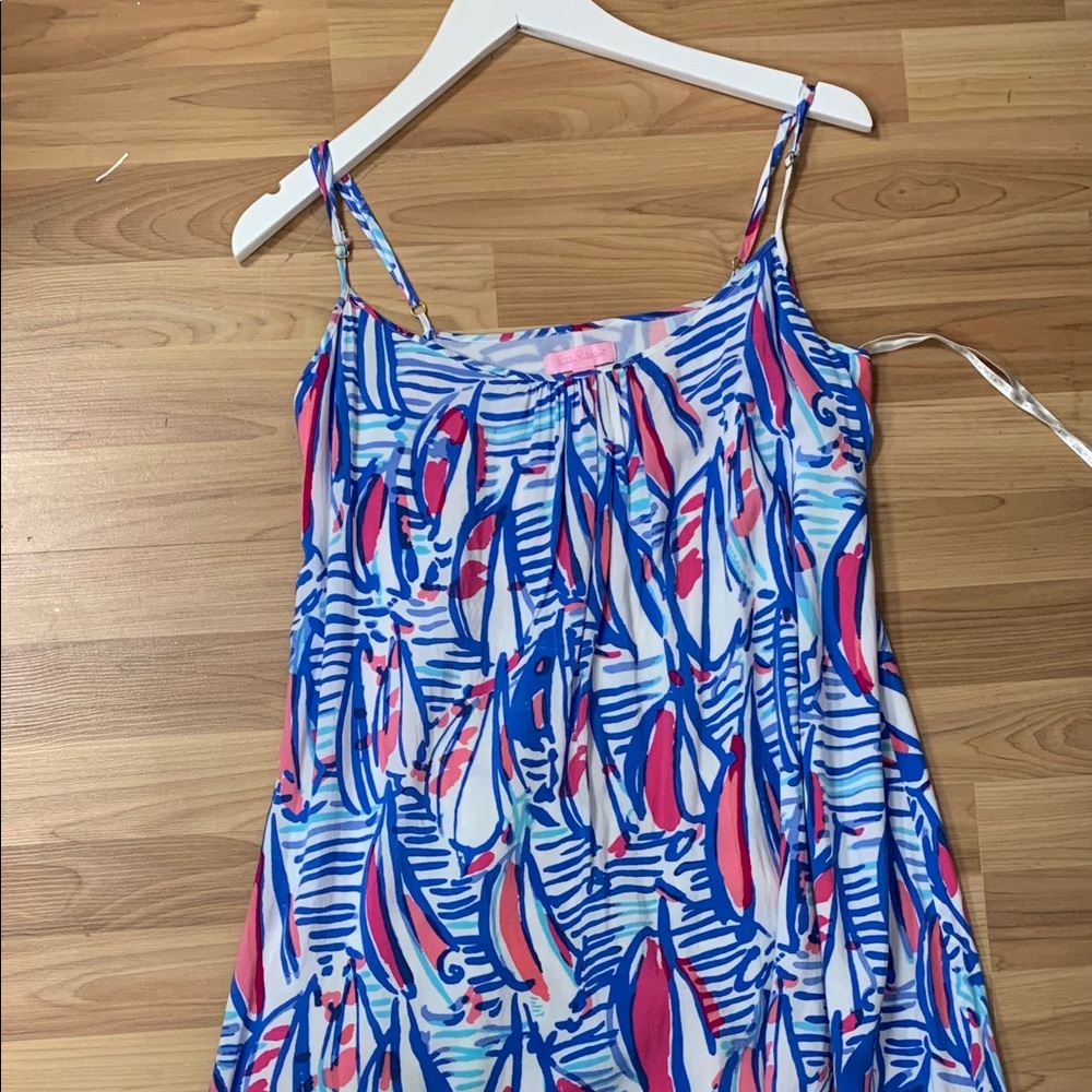 Lilly Pulitzer sailboat slip dress